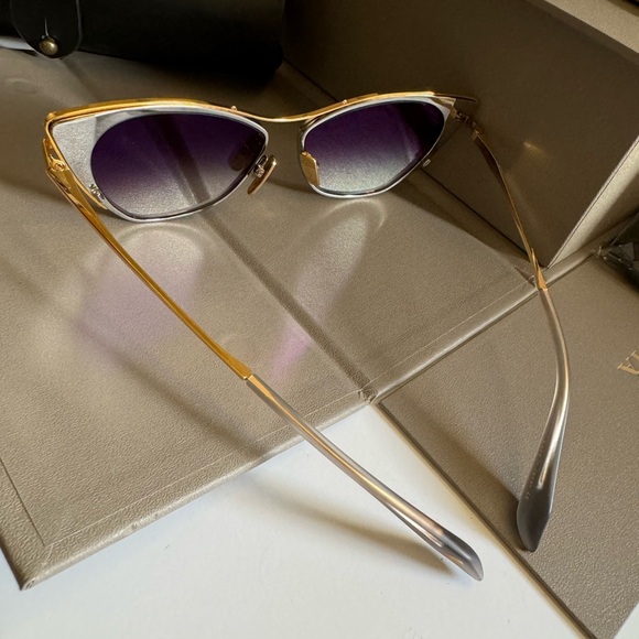 DITA X DITA VON TEESE DTS 522 03 14K GOLD AND BLACK PALLADIUM NWT - Picture 5 of 12